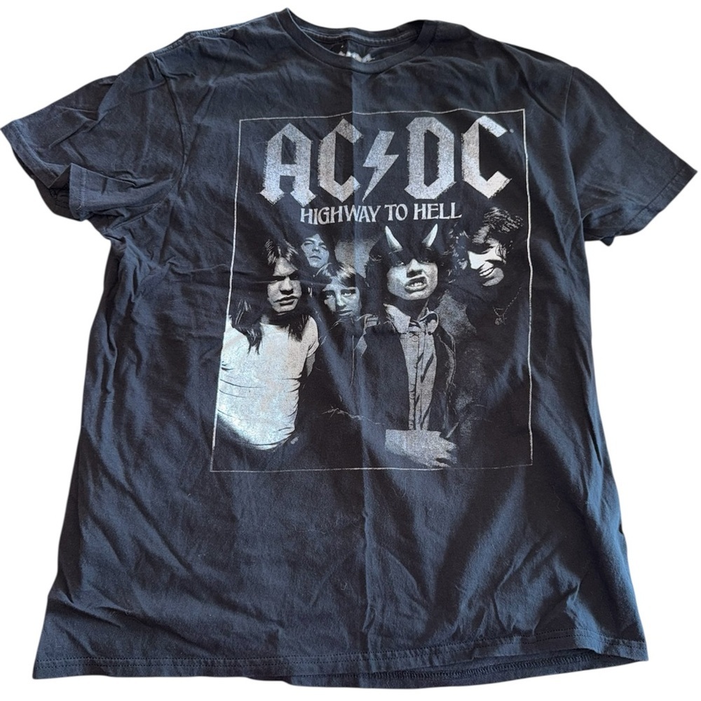 AC/DC Highway to Hell Short Sleeve Tee - Black L
